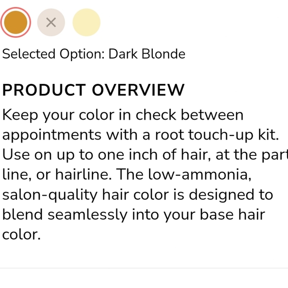 DPHUE Root Touch Up Kit Medium Blonde NEW - Picture 2 of 3